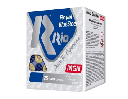 RIO 12ga 3" 1.25oz Max 1400 FPS #2 Royal Blue Steel Ammunition, 25 Round Box - RBSM322