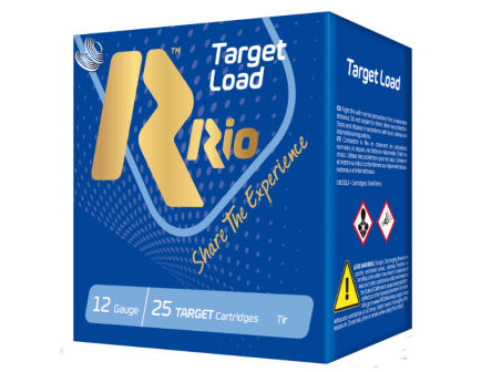 RIO 12ga 2.75" 1oz 3dr 1280 FPS #8 Top Sporting Ammunition, 25 round Box - TS288