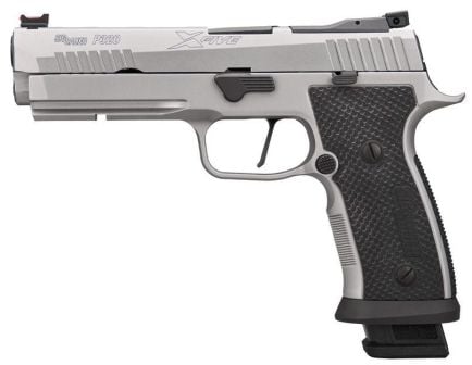 Sig Sauer P320-FIVE SXG 9mm 5" 21rd Pistol, Silver - 320SXG5-9-STAS