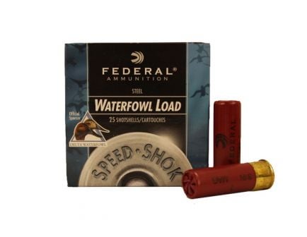 Federal 12ga 3" 1-1/8oz #1 Speed-Shok High Velocity Steel Shotshells - WF143 1
