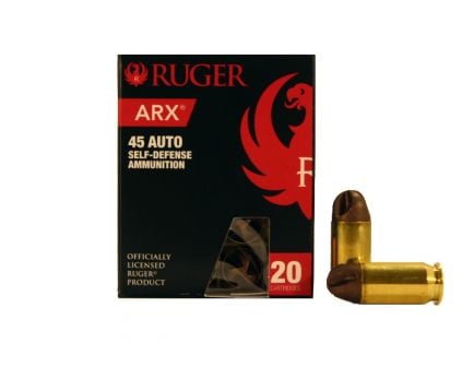 Ruger ARX .45 ACP Ammo 118 Grain 20rds - 45ARXRUG-118-20