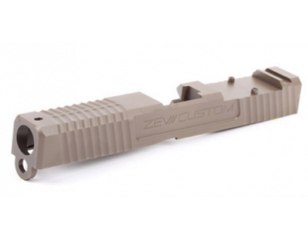 ZEV Tri-Lo FDE G19 Absolute Cowitness Stripped Slide - - SLD-Z19-3G-TRI-RMR-CW.ABS-FDE