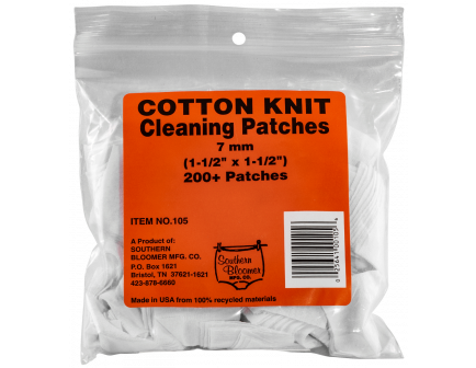 Southern Bloomer Cleaning Patches, 7mm, 200/pack - 105