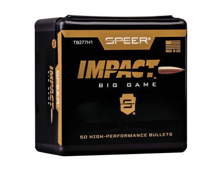 Speer Impact Big Game 150 gr Tipped Plated .277 Cal Bullets, Pack of 50