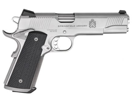 Springfield 1911 TRP CA .45 ACP Pistol, Stainless