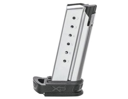Springfield Magazine, 45ACP, 7 Rounds, Fits Springfield XDE, Includes Sleeve, Stainless
