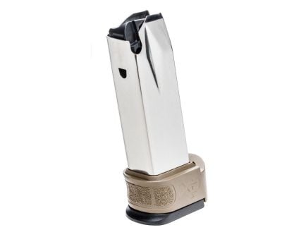 Springfield Armory 10rds 9mm Magazine, Stainless - XDG0923FDE