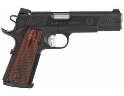 Springfield .45 ACP 1911 Pistol, 5" Barrel, Tritium Night Sights, Black - PC9108LCA18