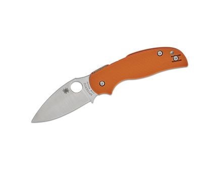 Spyderco Sage 5 Rex 121 Folding Drop Point Knife, Burnt Orange - C123GBORP
