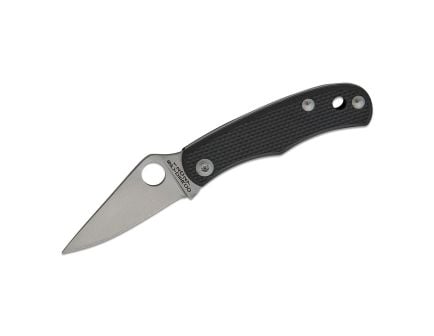 Spyderco Bug Slipjoint Clip Point Knife, Black - C133GBKP
