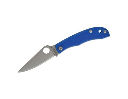 Spyderco Honeybee Slipjoint Clip Point Knife, Blue - C137GBLP
