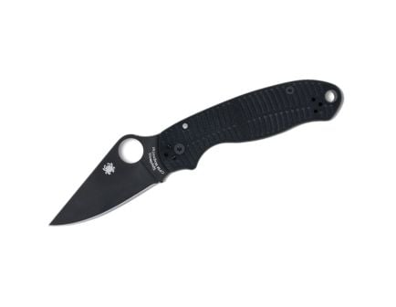 Spyderco Para Military 3 Salt Folding Knife Clip Point, Black
