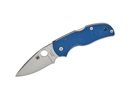 Spyderco Native 5 Folding Drop Point Knife, Cobalt Blue - C41GPCBL5