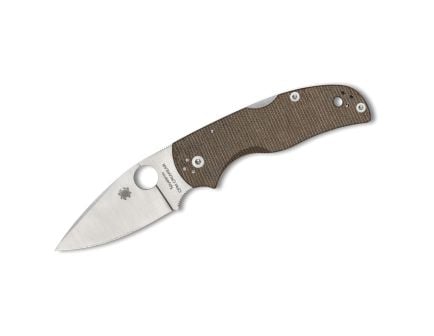 Spyderco Native 5 Folding Drop Point Knife, Brown - C41MPCW5