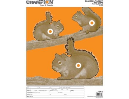 Champion SQUIRREL TARGET  LARGE 12PK 45788
