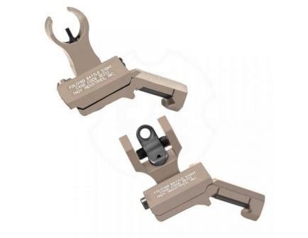 Troy 45 Degree Offset Sight Set (HK & Round Rear), FDE