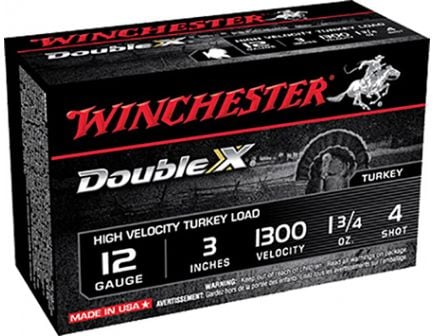 Winchester 12ga 3" 1 3/4oz #4 HV Magnum Turkey Ammunition 10rds - STH1234