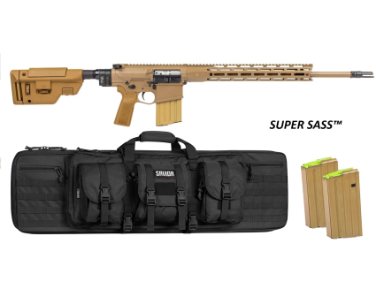 PSA Sabre-10A2 "Super Sass" Billet 20" .308 5R FDE Rifle w/ 15"Sabre Lock up rail, B5 CPS Stock, 3 Mags, & Black Bag