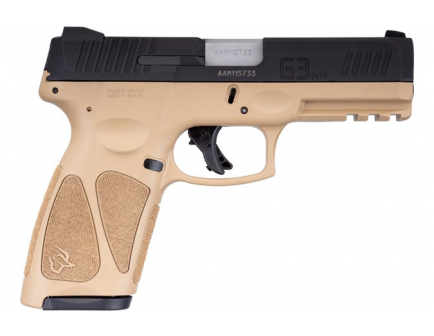 Taurus G3 9mm Pistol 4" 15/17rd, Blk/FDE for sale