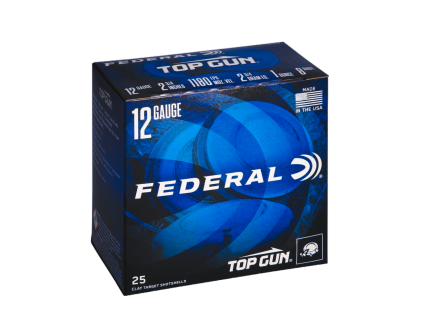 Federal 12ga 2.75" 2.75DE #8 Top Gun Shotshell Ammunition 25rds - TG121 8