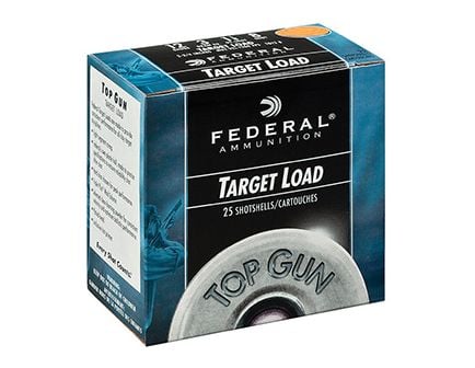 Federal 12ga 2.75" 3DE 1oz #8 Top Gun Shotshell Ammunition 25rds - TG122 8