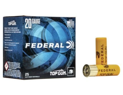 Federal 20ga 2.75" 2.5DE 7/8oz #9 Top Gun Ammunition 25rds - TG20 9
