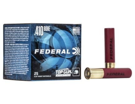 Federal Top Gun Sporting 2.5" 410 Gauge Ammo 8, 25/box - TGS41214 8