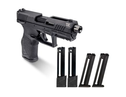Taurus TX22 Gen2 .22LR 4.1'' Pistol w/ (3) 16rd & (2) 22rd Magazines, Black