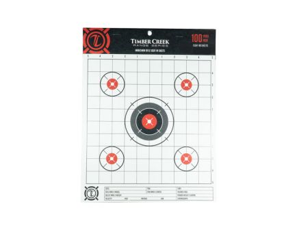 Timber Creek 10" Rifle Sight In Target, Pack of 15