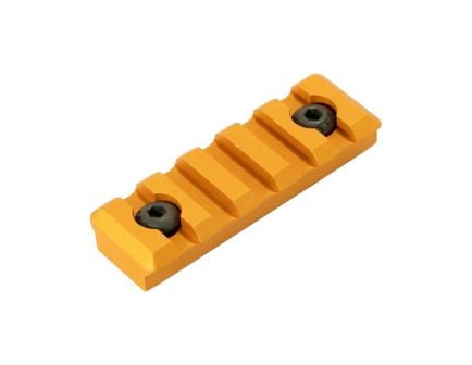 Timber Creek 5 Slot M-LOK Picatinny Rail Section, Orange