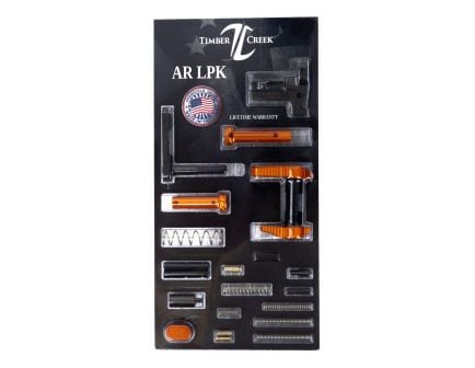 Timber Creek AR Lower Parts Kit, Orange