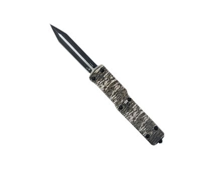 Templar Knife Premium Weighted Mossy Oak Folding/OTF Knife Dagger, Mossy Oak Bottomland