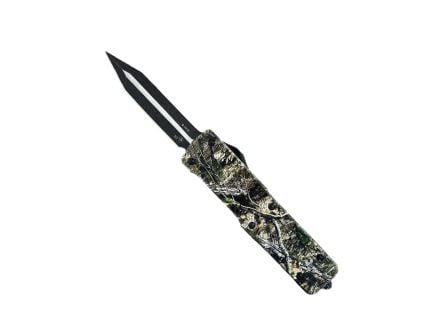 Templar Knife Premium Weighted Mossy Oak Folding/OTF Knife Dagger, Mossy Oak Obsession