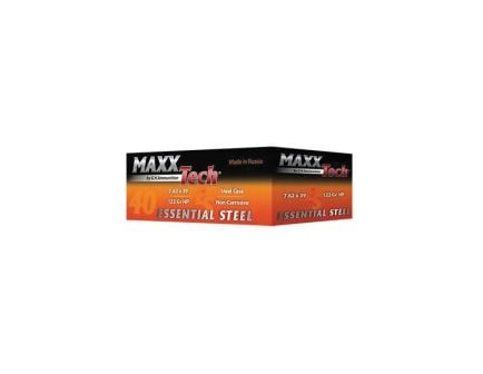 MaxxTech Essential Steel 7.62x39mm 122 gr Bulk HP Ammo, 1000rds