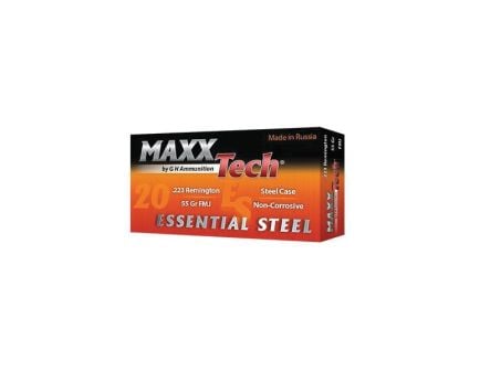 MaxxTech Essential Steel .223 Remington 55 gr FMJ Ammo, 1000rds