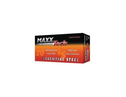 MaxxTech Ammo Essential Steel .308 Win 150 gr FMJ 20rds
