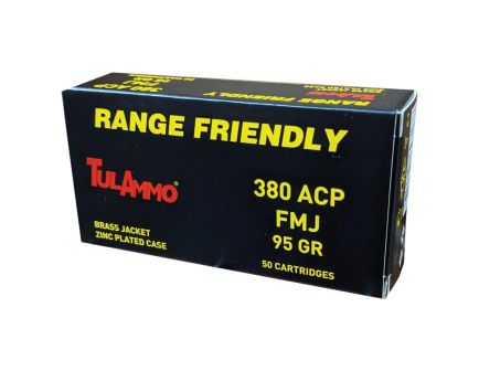 Tula Range .380 ACP 95 gr FMJ 50rds