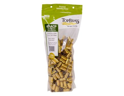 Top Brass .45 ACP 250 Reconditioned Brass Cases