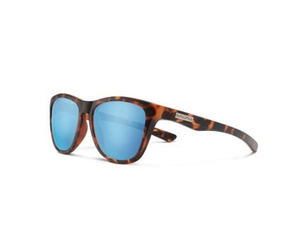 Suncloud Polarized Optics Topsail - Matte Tortoise - Polarized Aqua Mirror