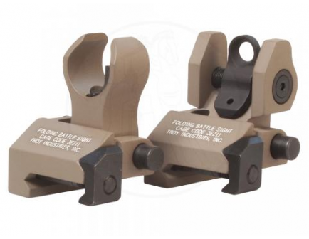 Troy BattleSight Micro Set (HK Front and Round Rear), FDE
