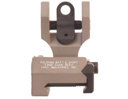 Troy Rear Folding Tritium BattleSight, FDE