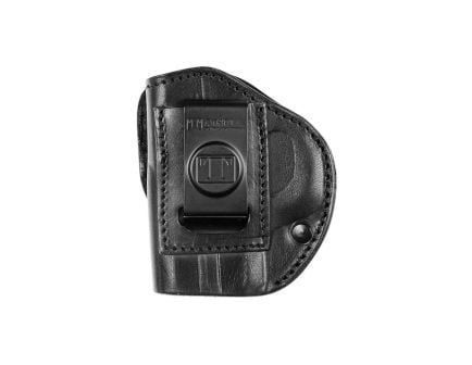 Tagua Texas 1836 Victory Smith & Wesson M&P Bodyguard 380 IWB/OWB Holster RH Leather, Black