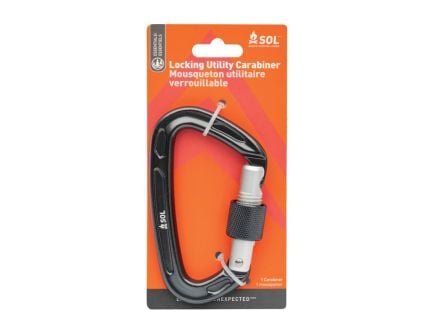 SOL 4" x 2.25" x 0.25" Locking Utility Carabiner