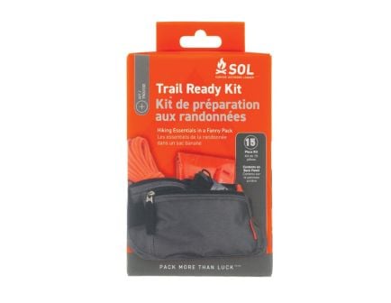 SOL Trail Ready Survival Kit, 4.50" Orange
