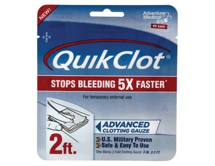 Adventure Medical Kits QuikClot 3" x 2' Advanced Clotting Gauze
