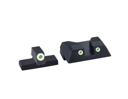 Beretta APX Night Sight Set Front/Rear, Green/White/Green/White
