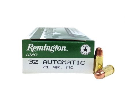 Remington UMC 32 Auto/ACP (7.65mm) 71 MC Ammunition 50rds - L32AP