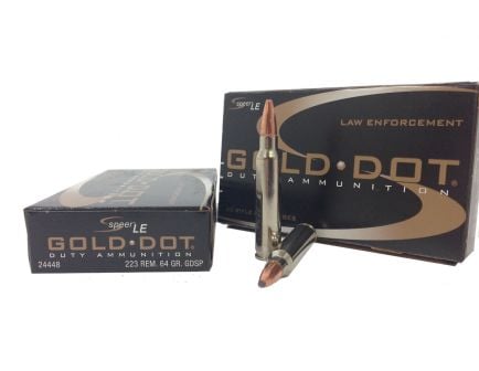 Speer .223 Remington 64gr Gold Dot Ammunition 20rds - 24448