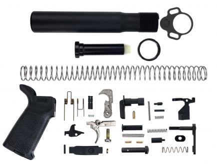 AR- 15 Pistol Lower Build Kit in Black
