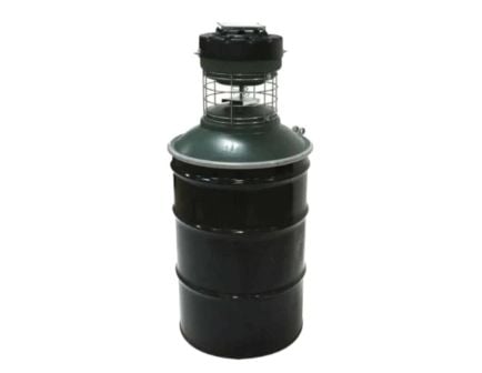 Capsule 400 lb 55 gal Barrel Feeder, Green